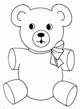 Bear Teddy Coloring Pages Cute Baby Color Colouring Ribbon Wear Printable Grumpy Getdrawings Getcolorings Adults sketch template
