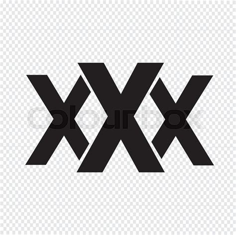 xxx icon stock vector colourbox