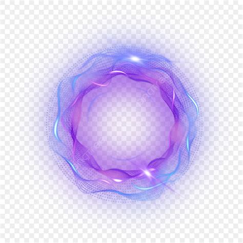 ring light effect hd transparent abstract ring purple light effect luminous efficiency