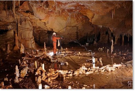 cave discovery  france reveals ancient man  rock structure featuring rings  mounds