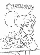 Corduroy Coloring Bear Pages Popular Getcolorings Color Lisa sketch template