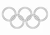 Olympic Coloring Rings sketch template