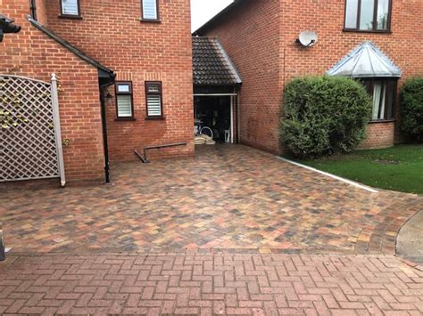 completed driveway  landscapes