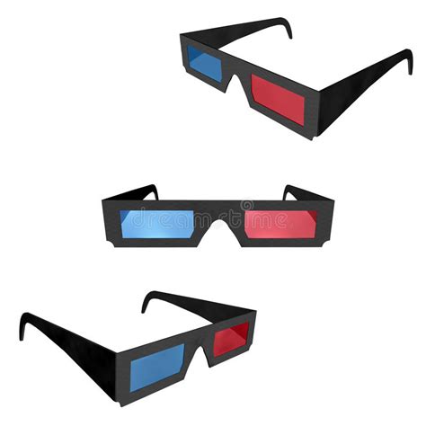 3d Cinema Glasses 3d Brille Stock Illustration Illustration Of
