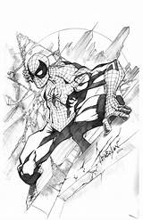 Comic Drawing Marvel Dc Comics Pencil Superhero Amazing Spiderman Spider Man Sketch Drawings Cartoon Superheroes Clipart Characters Getdrawings Style Book sketch template