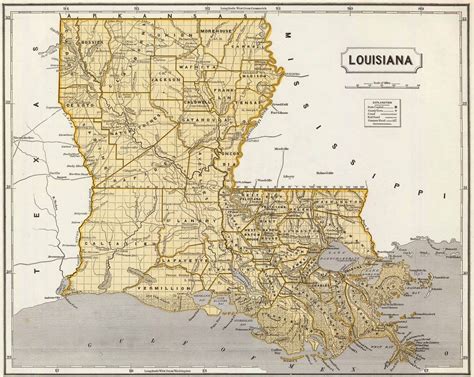 map  southern louisiana parishes