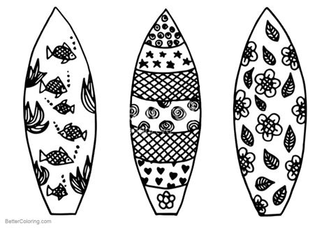 surfboard coloring pages  surfboards  pattern  printable