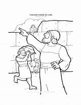Coloring Nehemiah Pages Bible Kids Walls Rebuilds Stories Popular sketch template
