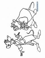 Basil Mouse Detective Great Coloring Pages Disney Dawson Disneyclips Olivia Funstuff sketch template