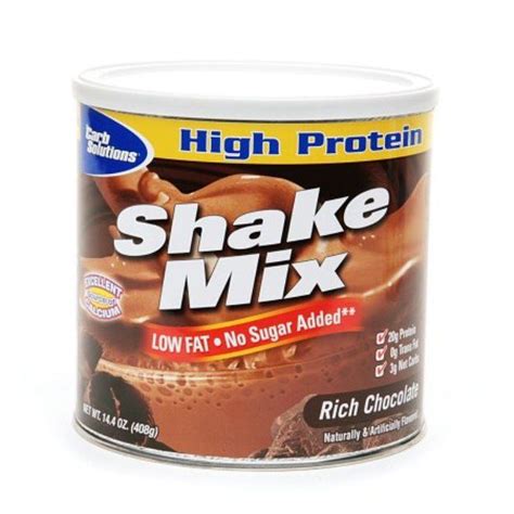 Carb Solutions High Protein Shake Mix For Low Carb Diets Protein Blend