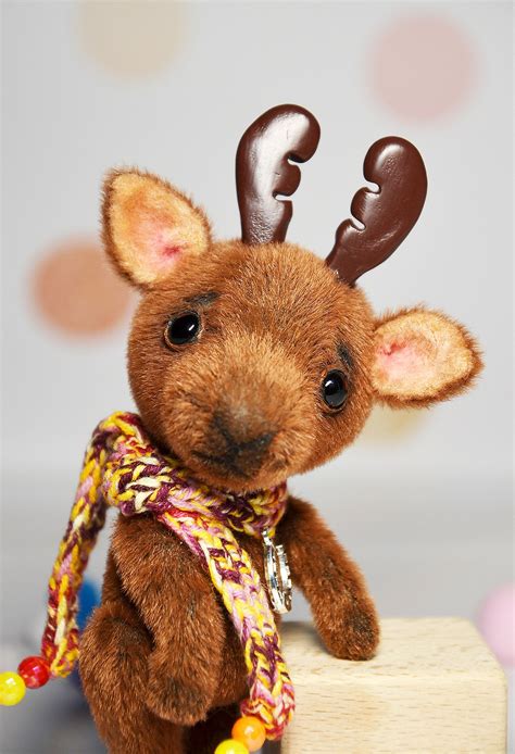 christmas gift miniature moose toy stuffed moose toy plush etsy uk