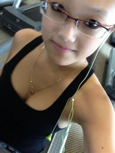 sexy asian girl wearing specs selfie topless pics my asian gfs