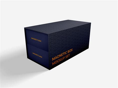 magnetic box mockup mockup world