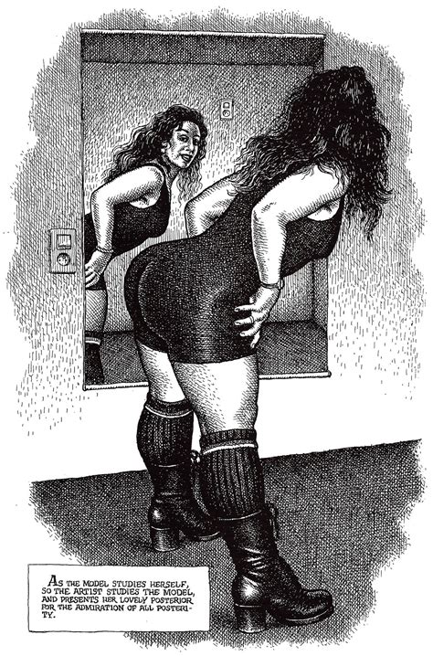 robert crumb 1996 art and beauty magazine 2 “… her lovely posterior