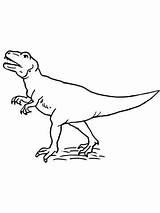 Theropod Allosaurus Tarbosaurus Dinosaurier Gorgosaurus Tyrannosaurid Printabl Mandala sketch template