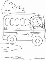 Bye Tata Ausmalbild Buses Autobus Valentines Bestcoloringpages ähnliche sketch template