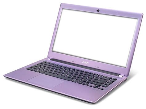 purple laptop fotomontage pixiz