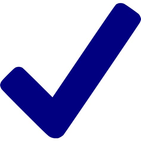 navy blue checkmark icon  navy blue check mark icons