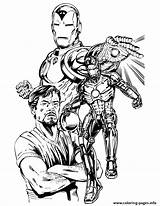Iron Man Coloring Stark Pages Tony Printable Ww1 Drawing Color Drawings Sketch Book Cool Getdrawings Popular sketch template