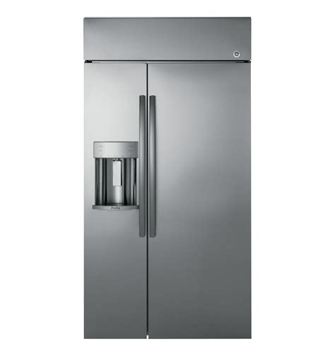 ge appliances psbyskss   built  counter depth side  side refrigerator stainless