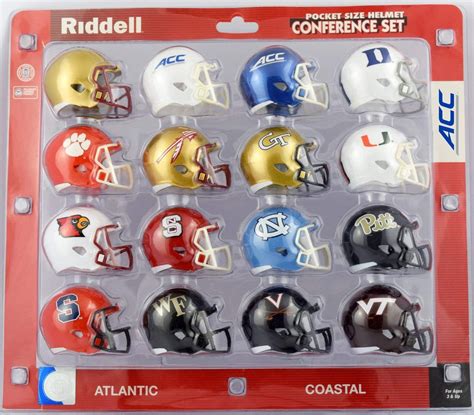 riddell acc pocket size helmet conference set  replica