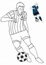 Inter Calciatore sketch template