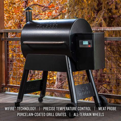 traeger grills pro series  wood pellet grill  smoker  wifi smart home technology