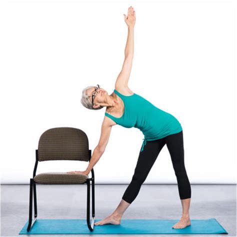 chair yoga poses   balance