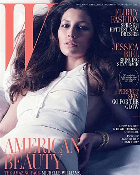 Jessica Biel Shows Off Her Sideboob In W Shoot And Says She Played Sex