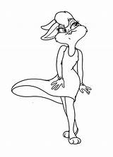 Lola Bunny Coloring Pages Looney Tunes Jam Space Color Lol Print Bugs Cartoon Dolls Drawing Printable Beautiful Choose Board Characters sketch template