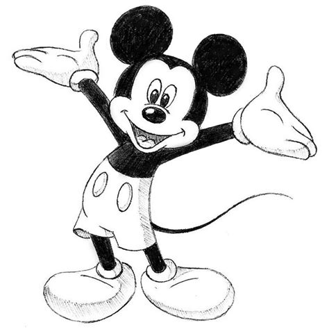 details  mickey mouse easy sketch ineteachers