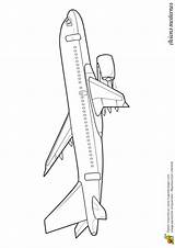 Avion Boeing Airplane Avions Coloriages Colorier Kinderzeichnungen Hugolescargot Zeichnung sketch template