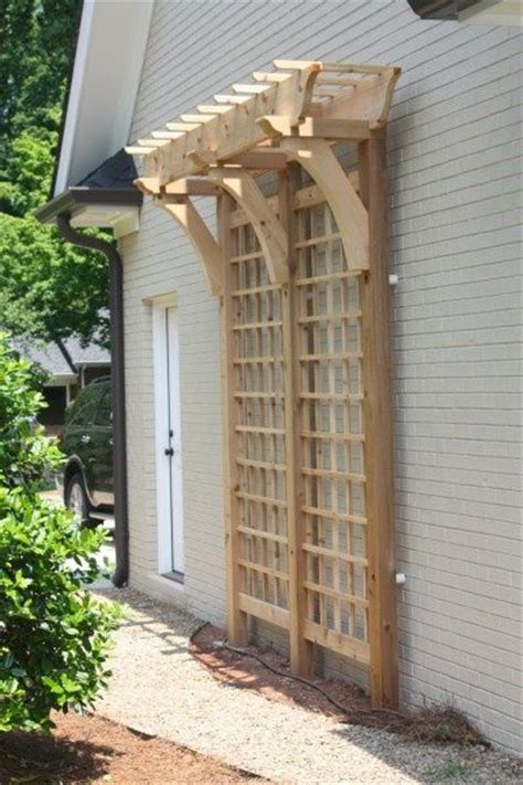 arched wall trellis woodworking projects plans