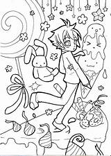 Candyland Coloring Game Board Senpai Sheets Nyan Shi Honey Pages Deviantart Template sketch template