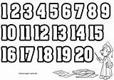 Zahlen Ausmalen Malvorlage Ausmalbild Numeri Buchstaben Lettere sketch template