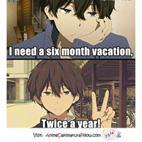When You Want A Vacation Just To Watch An Anime ゞ Follow