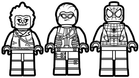 beautiful picture  lego spiderman coloring pages    porn