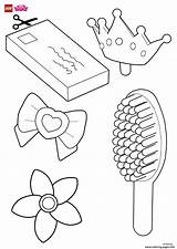 Coloring Accessories Hair Pages Decorate Rapunzels Lego Disney Help Printable sketch template