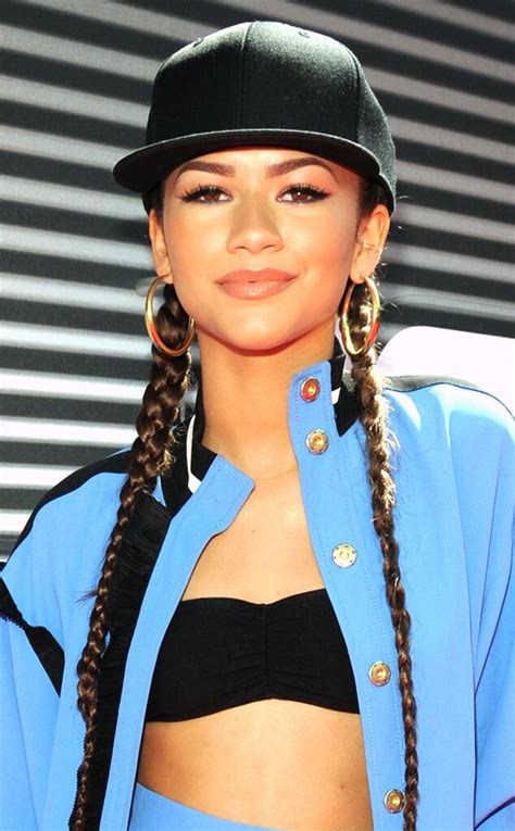 seeing double from zendaya s hair evolution e news