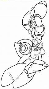 Megaman Coloring Pages Mega Man Lineart Zero Line Trunks24 Deviantart Template Jet Collection Library Clipart sketch template