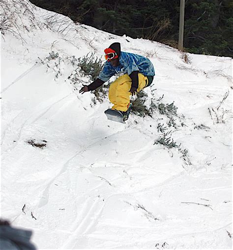 thug krew snowboarding snowdogg gettin   mountain high opening day