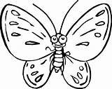 Butterfly Coloring Pages Printable Kids sketch template