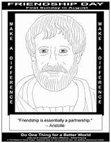 Aristotle Kindness Doonething Calendar September Citizenship sketch template