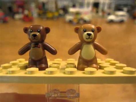 lego teddy bear comparison youtube