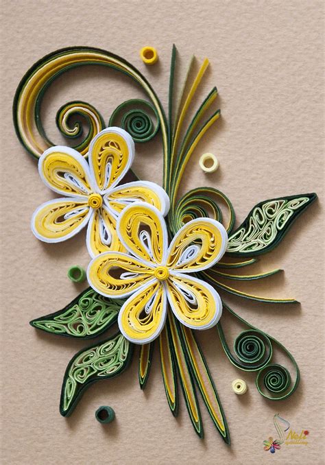 neli quilling art quilling cards flowers