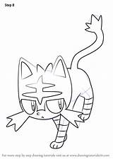 Litten Pokemon Moon Drawing Sun Draw Coloring Pages Easy Games Learn Paintingvalley Getcolorings Printable Li Drawings sketch template