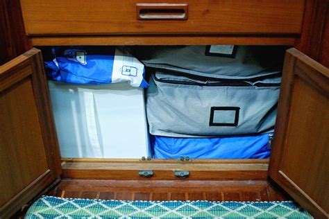 tested boat storage ideas  organization solutions   power boat sailboat