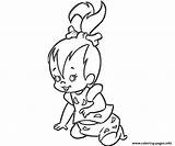 Pebbles Coloring Pages Flintstone Flintstones Baby Bam Printable Dd86 Bambam Print Profil Supertweet Characters Book Fun Kids Colouring Color Sheets sketch template