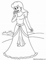 Shy Coloring Princess sketch template