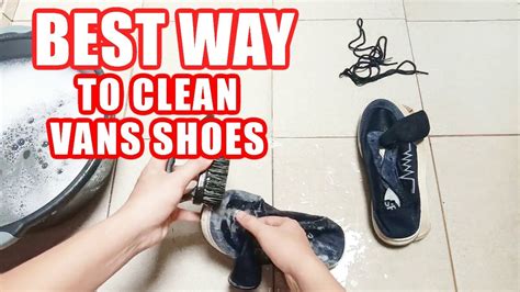 clean vans shoes easy washing shoes  home handwash